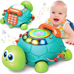 Unbranded Musical Crawling Turtle Baby Toy 6-12 Months Early Learning with Lights & Sounds Unbranded Musical Crawling Turtle Baby Toy 6-12 Months Early Learning with Lights & Sounds