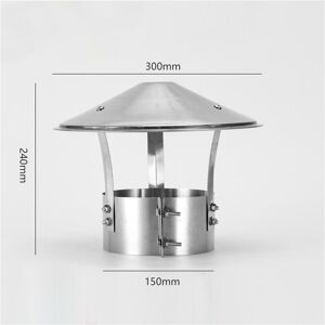 Unbranded Stainless Steel Chimney Flue Cowl Pipe Rain Cover Protector Cap Unbranded Stainless Steel Chimney Flue Cowl Pipe Rain Cover Protector Cap