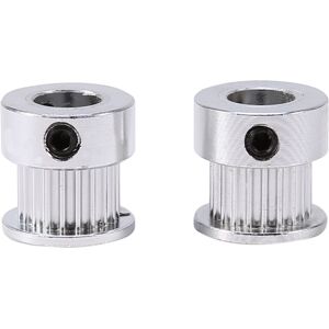 Unbranded 2pcs Aluminum Alloy Timing Pulleys Wheel 8mm Inner Unbranded 2pcs Aluminum Alloy Timing Pulleys Wheel 8mm Inner