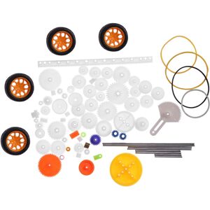 Unbranded 78pcs Plastic Gears Pulley Belt Worm Rack Kits Unbranded 78pcs Plastic Gears Pulley Belt Worm Rack Kits
