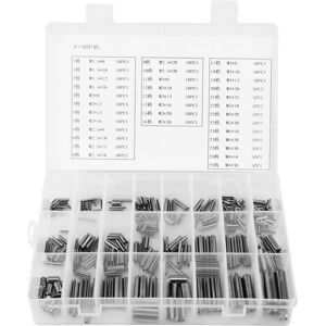 Unbranded 280Pcs Stainless Steel Spring Tension Pins Set Unbranded 280Pcs Stainless Steel Spring Tension Pins Set