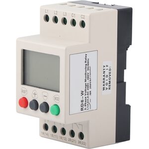 Unbranded RD6-W LCD Display Under Over Voltage Phase Unbranded RD6-W LCD Display Under Over Voltage Phase