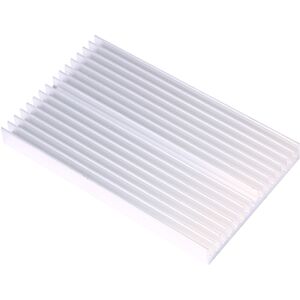 Unbranded 100*60*10mm DIY Cooler Aluminum Grille Shape Heat Unbranded 100*60*10mm DIY Cooler Aluminum Grille Shape Heat