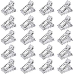 Unbranded 20pcs Clear Poly Gel Nail Tips Quick Builder Nail Extensions Unbranded 20pcs Clear Poly Gel Nail Tips Quick Builder Nail Extensions