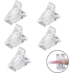 Unbranded Clear Nail Tips, Polygel Nail Tips, Quick UV Nail Builder Kit, Plastic Manicure Unbranded Clear Nail Tips, Polygel Nail Tips, Quick UV Nail Builder Kit, Plastic Manicure