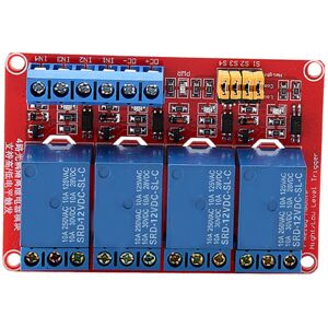 Unbranded 4 Channel Optocoupler Relay Module Board High Unbranded 4 Channel Optocoupler Relay Module Board High