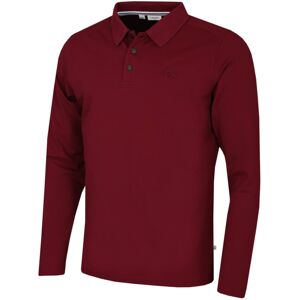 (XXXXXL, Burgundy) Calvin Klein Mens 2025 Long Sleeve Stretch Campus Golf Polo S (XXXXXL, Burgundy) Calvin Klein Mens 2025 Long Sleeve Stretch Campus Golf Polo S