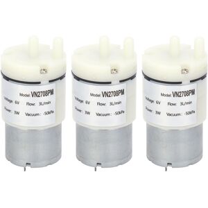 Unbranded 3Pcs Micro Diaphragm Pump Mini Vacuum Water Air Unbranded 3Pcs Micro Diaphragm Pump Mini Vacuum Water Air