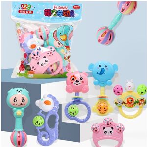 Unbranded Eco 7pcs Friendly Plastic Baby Teething Toys Set Safe Infant Rattle Socks Gift Unbranded Eco 7pcs Friendly Plastic Baby Teething Toys Set Safe Infant Rattle Socks Gift