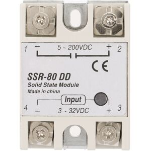 Unbranded DCAC Industrial Solid State Relay SSR80DD 80A Unbranded DCAC Industrial Solid State Relay SSR80DD 80A