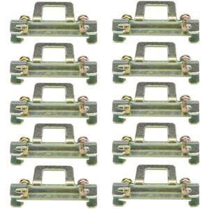Unbranded 10pcs Fixed Clamp Fasten Clip for 35mm DIN Rail Unbranded 10pcs Fixed Clamp Fasten Clip for 35mm DIN Rail