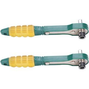 Unbranded 2Pcs Ratchet Wrench 1/4 Hex Socket 45# Steel Drive Unbranded 2Pcs Ratchet Wrench 1/4 Hex Socket 45# Steel Drive