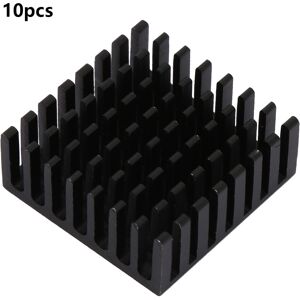 Unbranded 10pcs P25*10*25-B Aluminum Black Heat Sink Chip Unbranded 10pcs P25*10*25-B Aluminum Black Heat Sink Chip