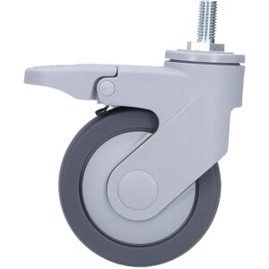 Unbranded 4in Caster M12 Thread Stem Silent Universal Wheel Unbranded 4in Caster M12 Thread Stem Silent Universal Wheel