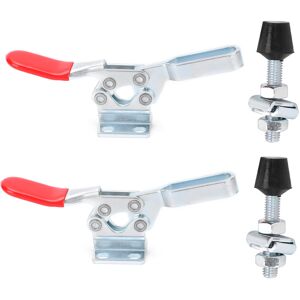 Unbranded 2Pcs Welding Toggle Clamp Horizontal Fixture Elbow Unbranded 2Pcs Welding Toggle Clamp Horizontal Fixture Elbow