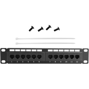 Unbranded UTP 12Port Cable Rack CAT6 RJ45 Ethernet Network Unbranded UTP 12Port Cable Rack CAT6 RJ45 Ethernet Network