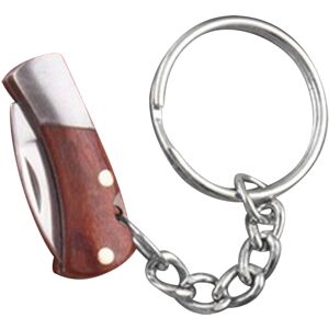 Unbranded (Brown) Mini Folding Knife Key Chain Disassemble The Delivery Knife, Fold The Sm Unbranded (Brown) Mini Folding Knife Key Chain Disassemble The Delivery Knife, Fold The Sm