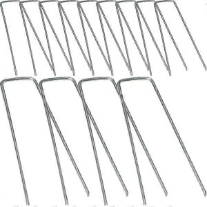 Unbranded Pack of 25 U-shaped garden stakes for artificial grass Unbranded Pack of 25 U-shaped garden stakes for artificial grass