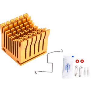 Unbranded Heat Sink High Quality Gold Aluminum Electrical Unbranded Heat Sink High Quality Gold Aluminum Electrical