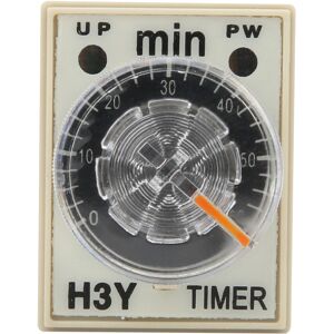Unbranded H3Y-2 Delay Timer 8 Pin Timer Relay 0~60 Minutes Unbranded H3Y-2 Delay Timer 8 Pin Timer Relay 0~60 Minutes