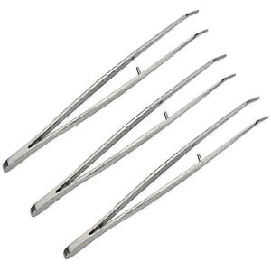 Unbranded 3 Pcs Stainless Steel Medical Dental Forceps, Long Straight Precision Forceps, T Unbranded 3 Pcs Stainless Steel Medical Dental Forceps, Long Straight Precision Forceps, T