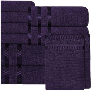 Unbranded (Purple) Super Soft 10-Piece Towel Bale Set – 550 GSM Absorbent 100% Cotton 2 Unbranded (Purple) Super Soft 10-Piece Towel Bale Set – 550 GSM Absorbent 100% Cotton 2