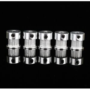Unbranded 5pcs GT2 16 Teeth 5mm Bore Aluminum Timing Belt Unbranded 5pcs GT2 16 Teeth 5mm Bore Aluminum Timing Belt