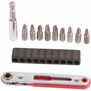 Unbranded Ratchet Wrench Bit Set 2 Way Adjustable Spanner Unbranded Ratchet Wrench Bit Set 2 Way Adjustable Spanner