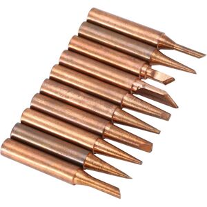 Unbranded 10pcs Lead free Copper 900M-T Iron Solder Tip For Unbranded 10pcs Lead free Copper 900M-T Iron Solder Tip For