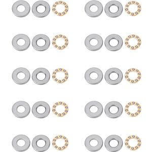 Unbranded 10pcs Thrust Ball Bearing Miniature High Precision Unbranded 10pcs Thrust Ball Bearing Miniature High Precision