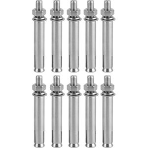 Unbranded 10pcs M8x80 Expansion Screws 304 Stainless Steel Unbranded 10pcs M8x80 Expansion Screws 304 Stainless Steel