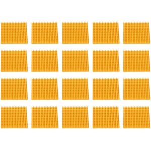 Unbranded 20pcs 37x4x37mm Golden Heat Sink Radiator Aluminum Unbranded 20pcs 37x4x37mm Golden Heat Sink Radiator Aluminum