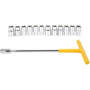 Unbranded 13Pcs TShape External Hex Socket Wrench Sleeve Set Unbranded 13Pcs TShape External Hex Socket Wrench Sleeve Set