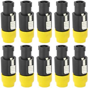 Unbranded 10PCS C NL4FC Audio Speaker Connector Waterproof 4 Unbranded 10PCS C NL4FC Audio Speaker Connector Waterproof 4