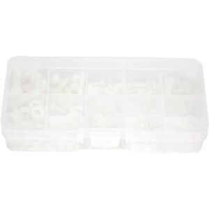 Unbranded 150Pcs Nylon Screw Set Hex Washer Assortment Kit Unbranded 150Pcs Nylon Screw Set Hex Washer Assortment Kit
