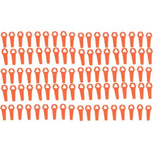 Unbranded 100Pcs Plastic Cutter Blades Lawn Mower Cutting Unbranded 100Pcs Plastic Cutter Blades Lawn Mower Cutting