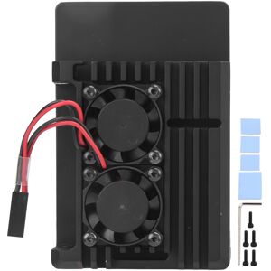 Unbranded For Raspberry Pi 4B Shell Black Aluminum Alloy Unbranded For Raspberry Pi 4B Shell Black Aluminum Alloy