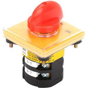 Unbranded AC 380V 25A ON/OFF Rotary Cam Changeover Switch Unbranded AC 380V 25A ON/OFF Rotary Cam Changeover Switch
