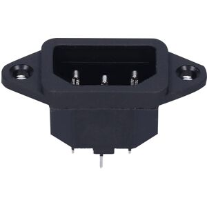 Unbranded 10Pcs Male Plug Power Socket 3‑Core Copper Chassis Unbranded 10Pcs Male Plug Power Socket 3‑Core Copper Chassis