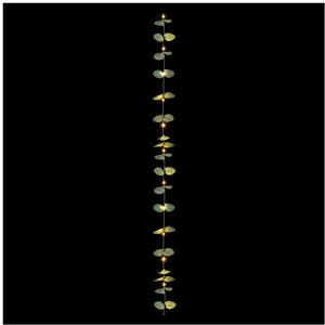 Premier - Battery Operated Lit Eucalyptus Garland - Warm White 19 LEDs1.8m Premier - Battery Operated Lit Eucalyptus Garland - Warm White 19 LEDs1.8m