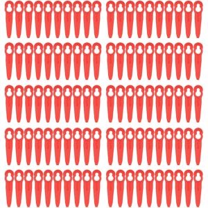 Unbranded 100Pcs Grass Trimmer Plastic Blade Branches Unbranded 100Pcs Grass Trimmer Plastic Blade Branches