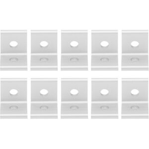 Unbranded 10Pcs Aluminum Angle Corner Bracket Fixed L Shape Unbranded 10Pcs Aluminum Angle Corner Bracket Fixed L Shape