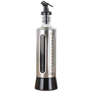 Unbranded Stainless Steel Glass Oil and Vinegar Pot, Soy Sauce and Vinegar for Kitchen Unbranded Stainless Steel Glass Oil and Vinegar Pot, Soy Sauce and Vinegar for Kitchen