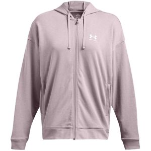 (4 UK - 6 UK, Grey) Under Armour Womens/Ladies Rival Terrycloth Oversized Full Z (4 UK - 6 UK, Grey) Under Armour Womens/Ladies Rival Terrycloth Oversized Full Z
