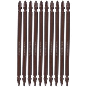 Unbranded 10Pcs Double End Screwdriver Bits H6.3 Magnetic Unbranded 10Pcs Double End Screwdriver Bits H6.3 Magnetic