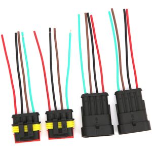 Unbranded 2 Sets 4/5/6 Pin Car Waterproof Electrical Unbranded 2 Sets 4/5/6 Pin Car Waterproof Electrical