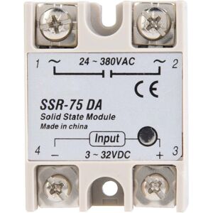 Unbranded DC AC Solid State Relay SSR-75DA 75A 3-32VDCto Unbranded DC AC Solid State Relay SSR-75DA 75A 3-32VDCto