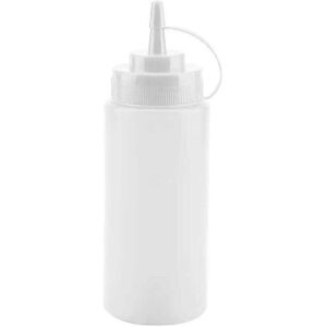 Unbranded Pack of 6 240ml Squeeze Bottles with Plastic Dropper for Condiments with Screw-o Unbranded Pack of 6 240ml Squeeze Bottles with Plastic Dropper for Condiments with Screw-o