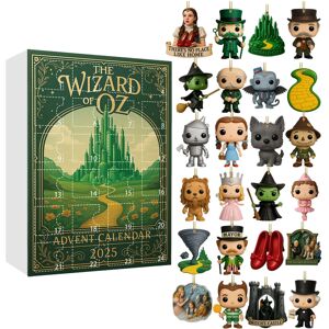 Unbranded THE WIZARD OF OZ ADVENT CALENDAR 2025 Christmas Tree Acrylic Pendant Unbranded THE WIZARD OF OZ ADVENT CALENDAR 2025 Christmas Tree Acrylic Pendant