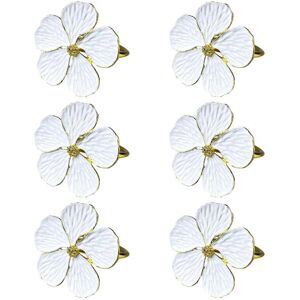 Unbranded Set of 6 Flower Napkin Rings, Floral Napkin Buckles, Napkin Holders, Table Decor Unbranded Set of 6 Flower Napkin Rings, Floral Napkin Buckles, Napkin Holders, Table Decor